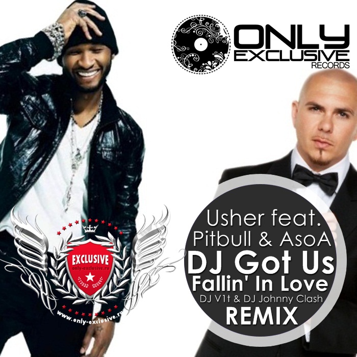 Usher Pitbull. Usher DJ got us Fallin in Love. DJ got us Fallin' in Love Usher feat. Pitbull. DJ got us Fallin' in Love.